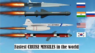 Top 10 fastest CRUISE MISSILES in the World 2022 [upl. by Neilla33]