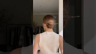 HOW TO CREATE AN ELEGANT CHIGNON WITH A HAIR STICK [upl. by Heinrike]