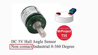 A Hall Angle Sensor 0360 Degree [upl. by Namzzaj835]