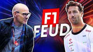 DANIEL RICCIARDO vs JACQUES VILLENEUVE feud [upl. by Neron820]