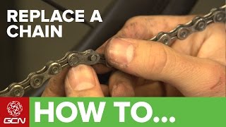 How To Replace A Bicycle Chain [upl. by Anaujd]