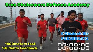 1600meters test and students feedbackstate police constable coaching available join fast [upl. by Strang370]