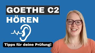 Goethe C2 Hören Prüfung Dein Weg zum Erfolg [upl. by Tacy]