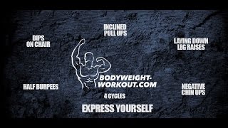 Bodyweight Workout Express Yourself Madbarz Routine Strength BeginnerLevel [upl. by Sophey]