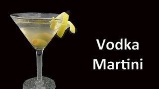 Perfect Vodka Martini Cocktail Recipe [upl. by Jerrome917]