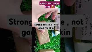 ARMA SOAP Ph level TEST  9 phlevel soap fake skincare natural ARMA [upl. by Fredel]