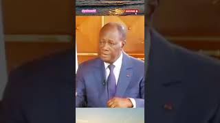 Interview Exclusive  Président Alassane Ouattara face à Alain Foka viral alassaneouattara aes [upl. by Orihakat]