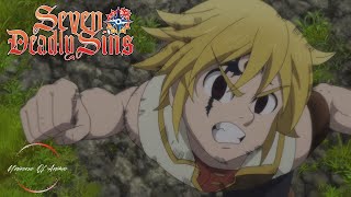 Meliodas Rey Demonio Meliodas Adulto vs Ban La batalla final  Nanatsu no Taizai 300 [upl. by Calia]