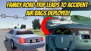 Greenville Wisc Roblox l Realistic Family Road Trip CRASH Special Roleplay [upl. by Jessika673]