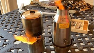 Kelly Kettle VS Solo Stove timed race review [upl. by Attebasile]