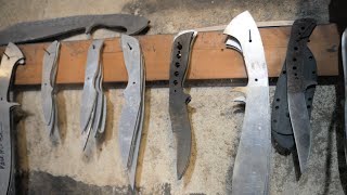 Custom Vs Production Blades and Sheaths  Atienza Kali [upl. by Messere]