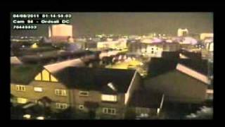 CCTV clue to arson attack on Salford building site [upl. by Firehs164]