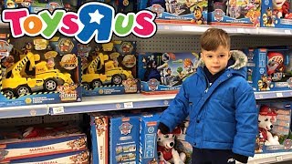 TOYS R US Shopping Spree  Paw Patrol Toys  Fire Truck Toys  PJ Masks  Kids pretend play  Malek [upl. by Arlin]