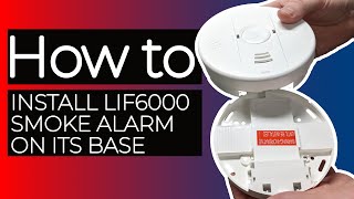 How To Install your Smoke Alarm Onto Its Base [upl. by Elmira]