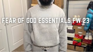 Fear Of God Essentials Fall Winter 2023 With Sizing Tips [upl. by Ivett]