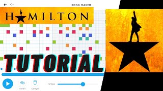 HAMILTON THE MUSICAL on Chrome Music Lab [upl. by Greerson34]