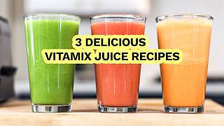 3 Delicious Vitamix Juice Recipes Carrot Celery amp Grapefruit Blends [upl. by Heaps]