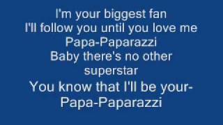 Lady GaGa  Paparazzi Acoustic Lyrics [upl. by Noemad530]