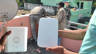 Jio Air Fiber Installation Full Video  WiFi Installation Full Video  Jio WiFi with TV Channels [upl. by Jorie]