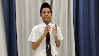 Pidato Bahasa Inggris 3minit Aspirasi Generasi Madani [upl. by Palmore]