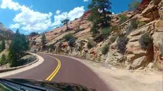 Zion Nationalpark  Scenic Drive Utah  Full Ride  Onboard Front View [upl. by Giacamo]