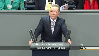 Erwin Rüddel Finanzierung von Gesundheitsversorgung und Pflege Bundestag 31032017 [upl. by Nonaihr]