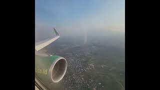 A320 GO AROUND Citilink Airbus A320 Go Around In Semarang Unstabilize Approach Sudden Wind Change [upl. by Kevin]