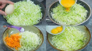 Cabbage with eggs is better than meat TOP🔝13 Simple Easy and delicious cabbage recipes [upl. by Ayisan815]