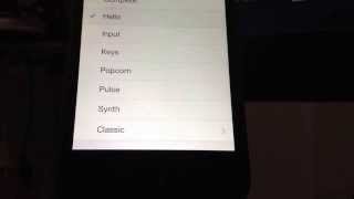 New Text Tones in iOS 7  iSpazionet [upl. by Annovahs58]