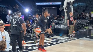 CHELSEA GRAY RETURNS BACK LAS VEGAS ACES LINEUP VS STORM [upl. by Willmert]