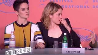 adèle haenel x noémie merlant  bad example of social distancing [upl. by Ixela]