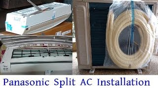 Panasonic Split AC Installation  Panasonic US18SKY1 Inverter Air Conditioner Full Installation [upl. by Griffith]