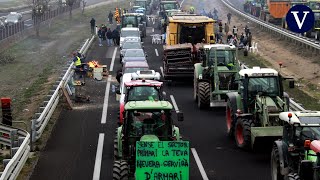 Protestas de los agricultores en España [upl. by Aihcela]