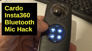 Cardo Insta360 Bluetooth Mic Quick Hack Video [upl. by Tuck]