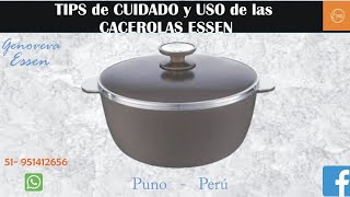 Tips de Cuidado y Uso de las Cacerolas Essen [upl. by Irmgard]