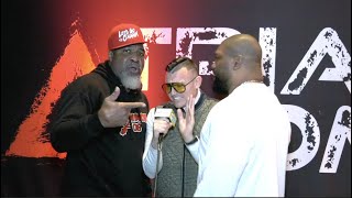 The Schmo Separates Rampage Jackson amp Shannon Briggs During Interview [upl. by Volny773]