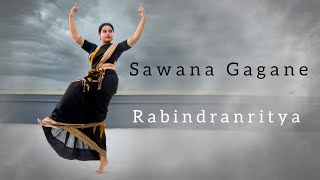 Sawana Gagane Ghor Ghanaghata  Rabindranritya  Dance Cover by Asmita Laha  SourendroSoumyojit [upl. by Fennelly672]