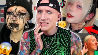 Neck Piercing Rejection Left Me SHOOK  New TikTok Piercing Fails 28  Roly [upl. by Annaiel]