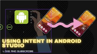 MOVING FROM ONE ACTIVITY TO ANOTHER USING INTENT  ANDROID STUDIO KOALA 2024 [upl. by Kermie]