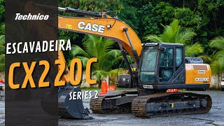 Escavadeira CASE CX220C series 2  Excavator [upl. by Kired]