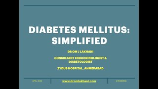 Diabetes Mellitus Lecture for Medical students [upl. by Jarvis]