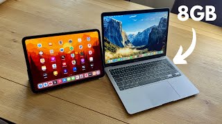 MacBook Air M1 vs iPad Pro 11quot M4  Btw 8GB RAM IS FINE [upl. by Gabrielli162]