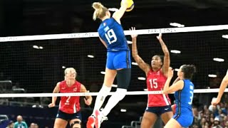 PARIGI 2024 VOLLEY FEMMINILE ORO ITALIA STORICA VITTORIA [upl. by Plotkin]