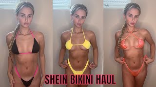 SHEIN SWIMWEAR TRY ON HAUL including discount code no minimum spend [upl. by Pazit]