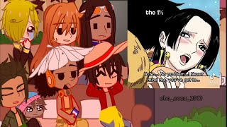 Strawhats react to Boa Hancock  One Piece [upl. by Gustav]