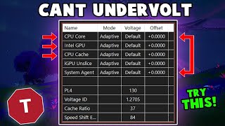 Cant Undervolt Your Laptop CPU Try This Workaround [upl. by Rahsab349]