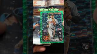 JACKSON HOLLIDAY GREEN CRACKLE 2024 TOPPS UPDATE sportscards topps baseball rookiecard [upl. by Narad]