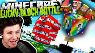 IZZIS TNT HAUS WIRD GESPRENGT  Minecraft LUCKY BLOCK BATTLE 39  Dner [upl. by Scheer801]