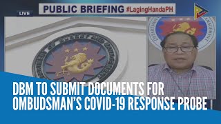 DBM to submit documents for Ombudsman’s COVID19 response probe [upl. by Werdna]