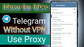 How To Use Telegram Without VPN in Pakistan in 2024  How to Add Proxy on Telegram For free  proxy [upl. by Lockhart]